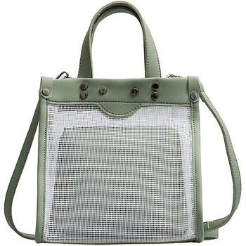 Summer fashion Hollow Out women bag Leather Handbags PU Shoulder Bag Crossbody Bags for Women 2019 rivet net transparent wallet
Summer fashion Hollow Out women bag Leather Handbags PU Shoulder Bag Crossbody Bags for Women 2019 rivet net transparent wallet