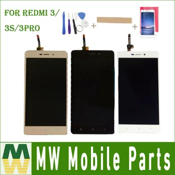 1PC /Lot 5.0"For Xiaomi Hongmi Redmi 3 3S Pro LCD Display+Touch Screen Digitizer Assembly Black/White/GoldColor with kit 
1PC /Lot 5.0"For Xiaomi Hongmi Redmi 3 3S Pro LCD Display+Touch Screen Digitizer Assembly Black/White/GoldColor with kit