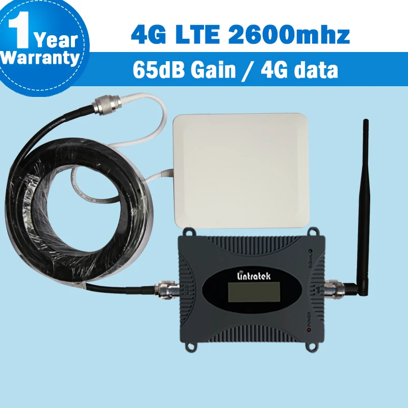 Lintratek 4G FDD LTE 2600mhz Mobile Phone Signal Booster LCD Display Band 7 4G Data 2600mhz Signal Amplifier Mini Repeater S22
Lintratek 4G FDD LTE 2600mhz Mobile Phone Signal Booster LCD Display Band 7 4G Data 2600mhz Signal Amplifier Mini Repeater S22