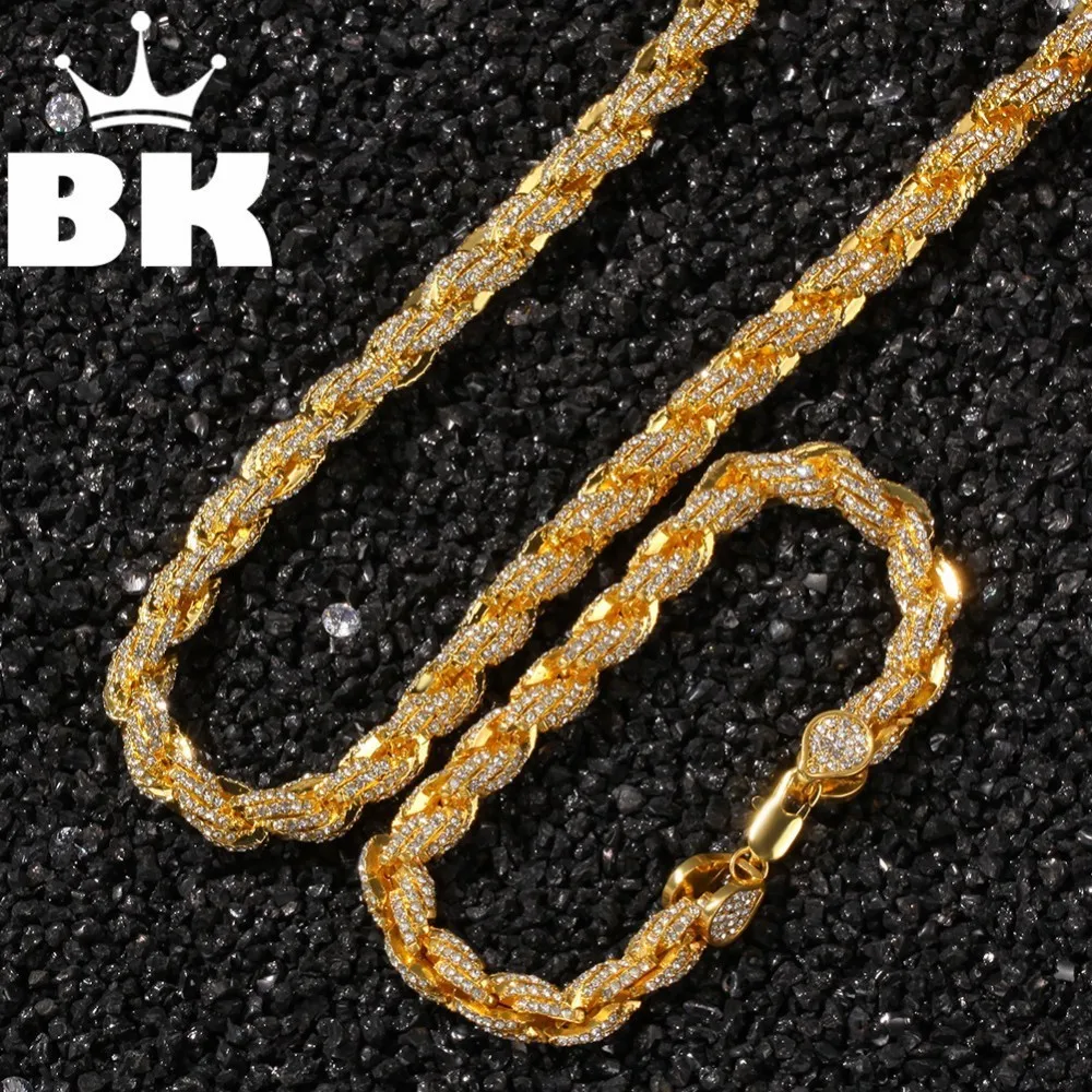 THE HIP HOP KING NE+BA 9mm Hip Hop Gold Color Iced Out Crystal Miami Rope Chain Gold Silver Necklace & Bracelet Set HOT
THE HIP HOP KING NE+BA 9mm Hip Hop Gold Color Iced Out Crystal Miami Rope Chain Gold Silver Necklace & Bracelet Set HOT