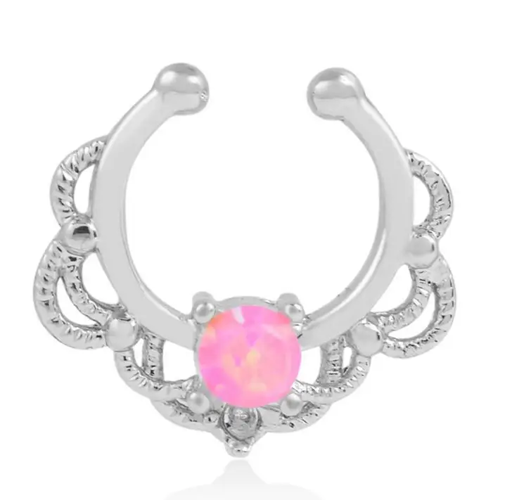 2017 OPAL Fake Nose Ring Goth Punk Lip Ear Nose Clip On Fake Piercing Nose Lip Hoop Rings body jewelry
2017 OPAL Fake Nose Ring Goth Punk Lip Ear Nose Clip On Fake Piercing Nose Lip Hoop Rings body jewelry