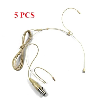 Bolymic Beige Headset mic 3 Pins XLR Jack for Samson Wireless microphone headworn 5 PCS
Bolymic Beige Headset mic 3 Pins XLR Jack for Samson Wireless microphone headworn 5 PCS