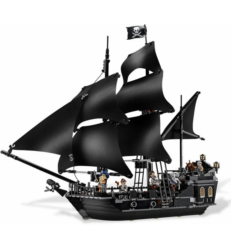 Movie Pirates of The Caribbean Jack Sparrow's Black Pearl Blocks Set Ship Sailboat Weapon City Toys Pirates of The Caribbean
Movie Pirates of The Caribbean Jack Sparrow's Black Pearl Blocks Set Ship Sailboat Weapon City Toys Pirates of The Caribbean