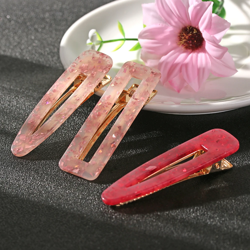 Retro Hollow Out Geometric Acrylic Hair Clips for Women Girls Korea Waterdrop Shiny Tin Foil Sequins Hairpins Hair Accessories
Retro Hollow Out Geometric Acrylic Hair Clips for Women Girls Korea Waterdrop Shiny Tin Foil Sequins Hairpins Hair Accessories