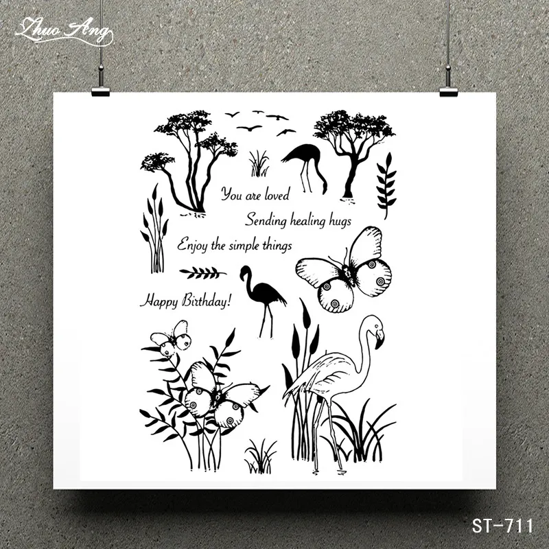 Flamingo Birthday Transparent Clear Stamp for Scrapbooking Rubber Stamp Seal Paper Craft Clear Stamps Card Making
Flamingo Birthday Transparent Clear Stamp for Scrapbooking Rubber Stamp Seal Paper Craft Clear Stamps Card Making