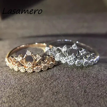 LASAMERO Round Cut 0.113CT Crown Certified Ring Accents 18k Gold Natural Diamond Engagement Wedding Ring
LASAMERO Round Cut 0.113CT Crown Certified Ring Accents 18k Gold Natural Diamond Engagement Wedding Ring