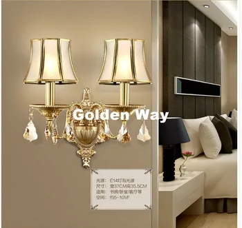 New Modern Nordic Style Copper Wall Lamp Single/Double Head Hallway Light Bedroom Brass Glass Wall Sconce E14 AC 100% Guaranteed
New Modern Nordic Style Copper Wall Lamp Single/Double Head Hallway Light Bedroom Brass Glass Wall Sconce E14 AC 100% Guaranteed