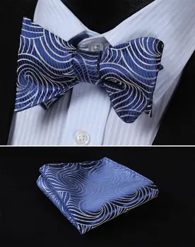 BF429B Blue Gray Floral 100%Silk Jacquard Woven Men Butterfly Self Bow Tie BowTie Pocket Square Handkerchief Hanky Suit Set
BF429B Blue Gray Floral 100%Silk Jacquard Woven Men Butterfly Self Bow Tie BowTie Pocket Square Handkerchief Hanky Suit Set