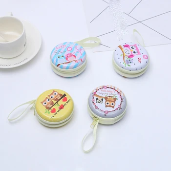 40PCS / LOT Mini Coin Purse Cute Cartoon Owl Round Coin Bag Headset Purse Protable Bag Creative Zipper Wallet
40PCS / LOT Mini Coin Purse Cute Cartoon Owl Round Coin Bag Headset Purse Protable Bag Creative Zipper Wallet