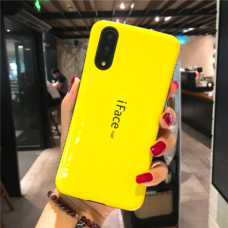 Sinbeda Original iFace mall For Huawei P20 Lite Shock-Absorbing Shockproof Bumper Cover Case Pro Phone | Мобильные телефоны и