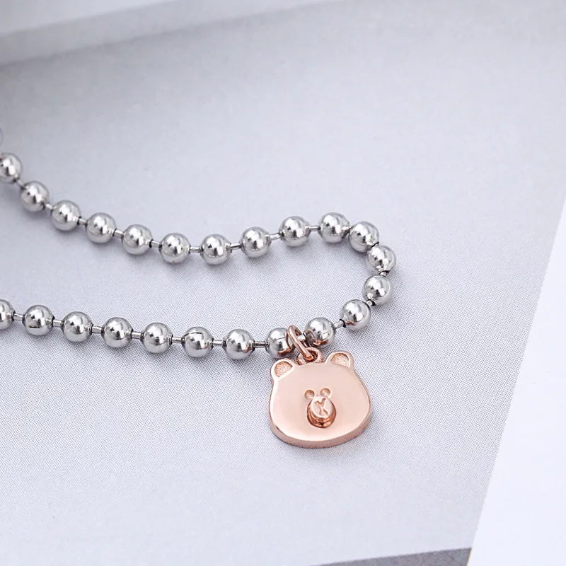 XIYANIKE 925 Sterling Silver Simple Bead Bracelet Cute Bear Hanging Bracelet For Women Fashion Wedding Bracelet Gift New VBS4150
XIYANIKE 925 Sterling Silver Simple Bead Bracelet Cute Bear Hanging Bracelet For Women Fashion Wedding Bracelet Gift New VBS4150