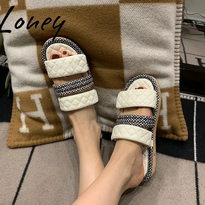 Loney New Genuine Leather Open Toe Summer Sandals Slip On Platform Beach Sandals Shoes Women Brand
Loney New Genuine Leather Open Toe Summer Sandals Slip On Platform Beach Sandals Shoes Women Brand
