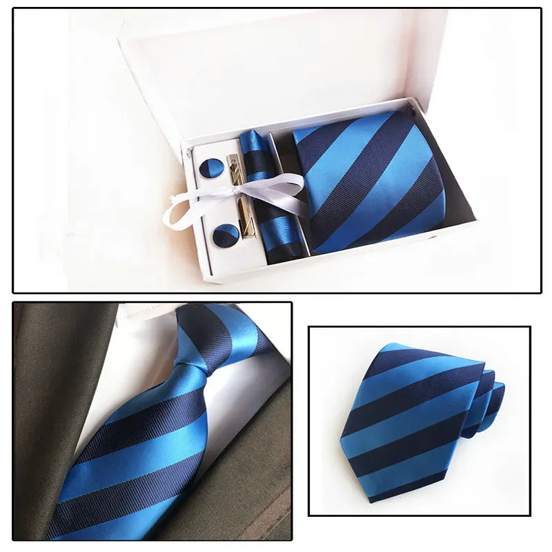 Men Jacquard Paisley Striped Plaid Silk Neck Tie Clips Groom Wedding Party Christmas Gift Necktie Pocket Square Handkerchief Set
Men Jacquard Paisley Striped Plaid Silk Neck Tie Clips Groom Wedding Party Christmas Gift Necktie Pocket Square Handkerchief Set