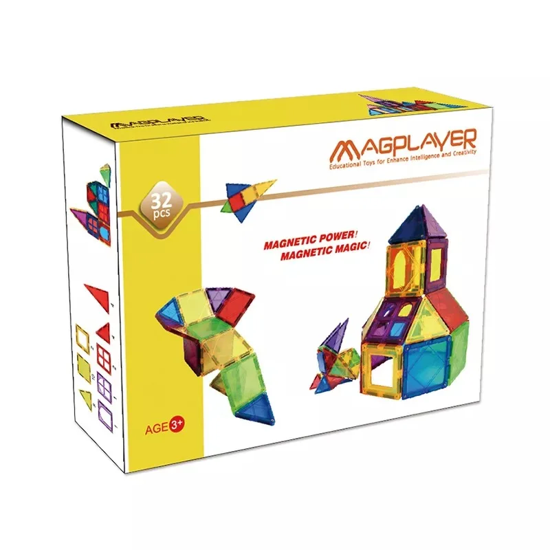 Magnetic Toys 32pcs Building Tiles Blocks Brick Kids Learning Machine Children Gift Game Construction Stacking Sets
Magnetic Toys 32pcs Building Tiles Blocks Brick Kids Learning Machine Children Gift Game Construction Stacking Sets