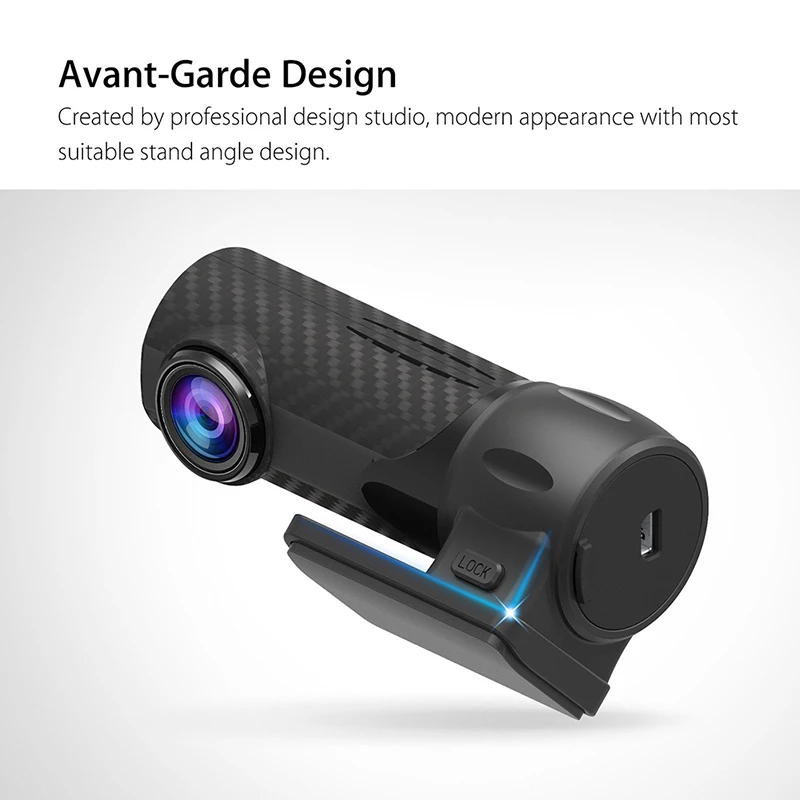 HD 1080P WIFI DVR Vehicle Camera Hidden Car 360 Degree Video Recorder Dash Cam G-Sensor
