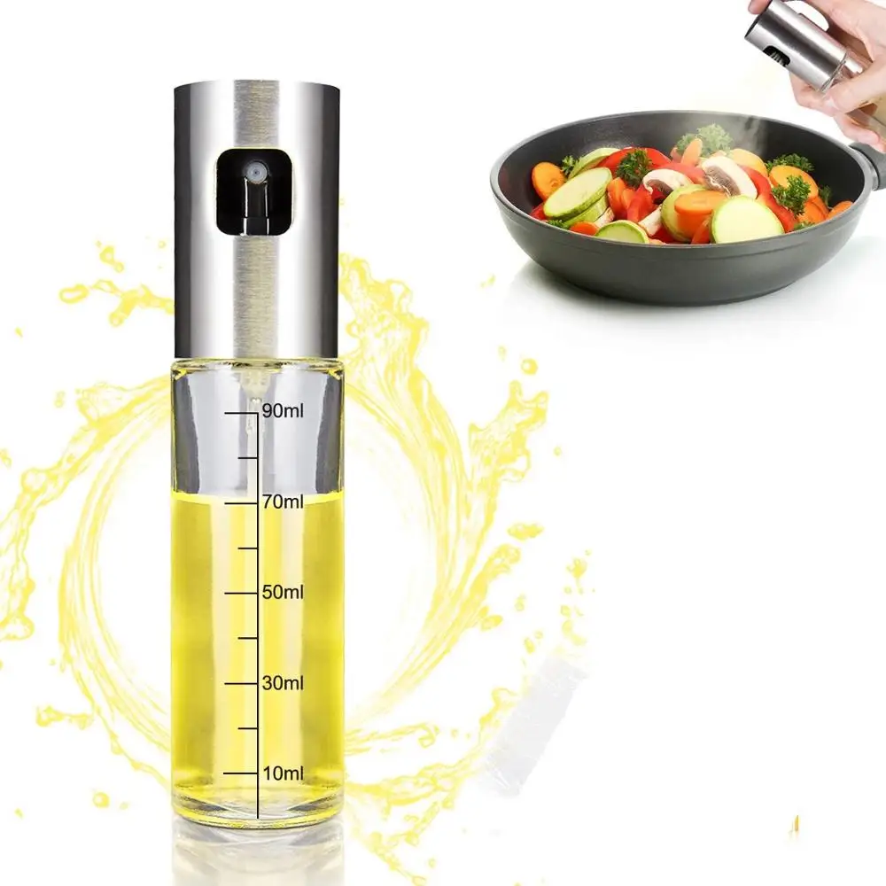 1PCS Kitchen Baking Glass Olive Oil Sprayer Oil Spray Empty Bottle Vinegar Bottle Oil Dispenser Cooking Salad BBQ
1PCS Kitchen Baking Glass Olive Oil Sprayer Oil Spray Empty Bottle Vinegar Bottle Oil Dispenser Cooking Salad BBQ