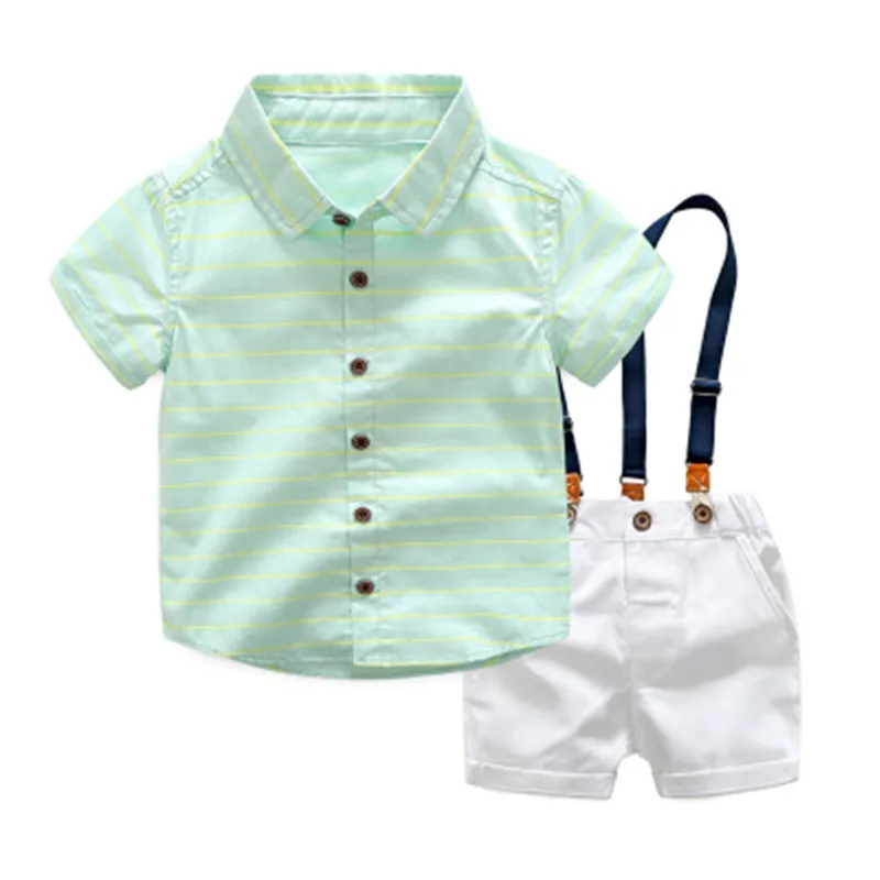 Boys clothing set fashion fresh striped shirt + strap shorts kids child set for boy 2 pcs clothing set baby boy clothes
Boys clothing set fashion fresh striped shirt + strap shorts kids child set for boy 2 pcs clothing set baby boy clothes