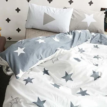 100% Cotton Simple Bedding Set Stars 4Pcs Home Four Seasons Stars Duvet Quilt Cover Twill Bed Set Twin Queen
100% Cotton Simple Bedding Set Stars 4Pcs Home Four Seasons Stars Duvet Quilt Cover Twill Bed Set Twin Queen