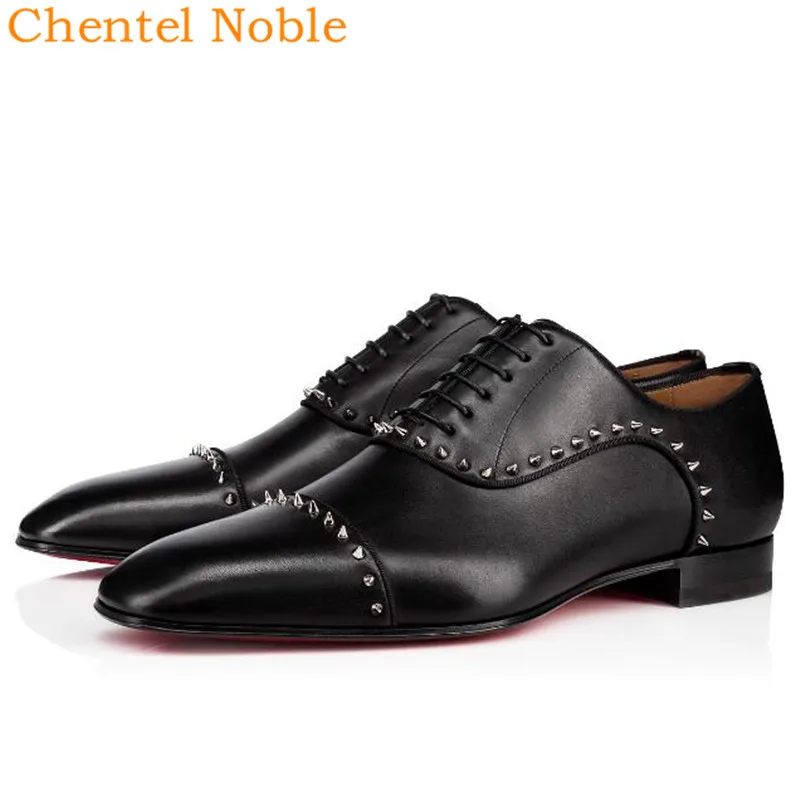 Luxury Brand Chentel Classic Fashion Black Mens Dress Shoes Genuine Leather Lace Up Loafters For Business Mens Shoes Rivet
Luxury Brand Chentel Classic Fashion Black Mens Dress Shoes Genuine Leather Lace Up Loafters For Business Mens Shoes Rivet