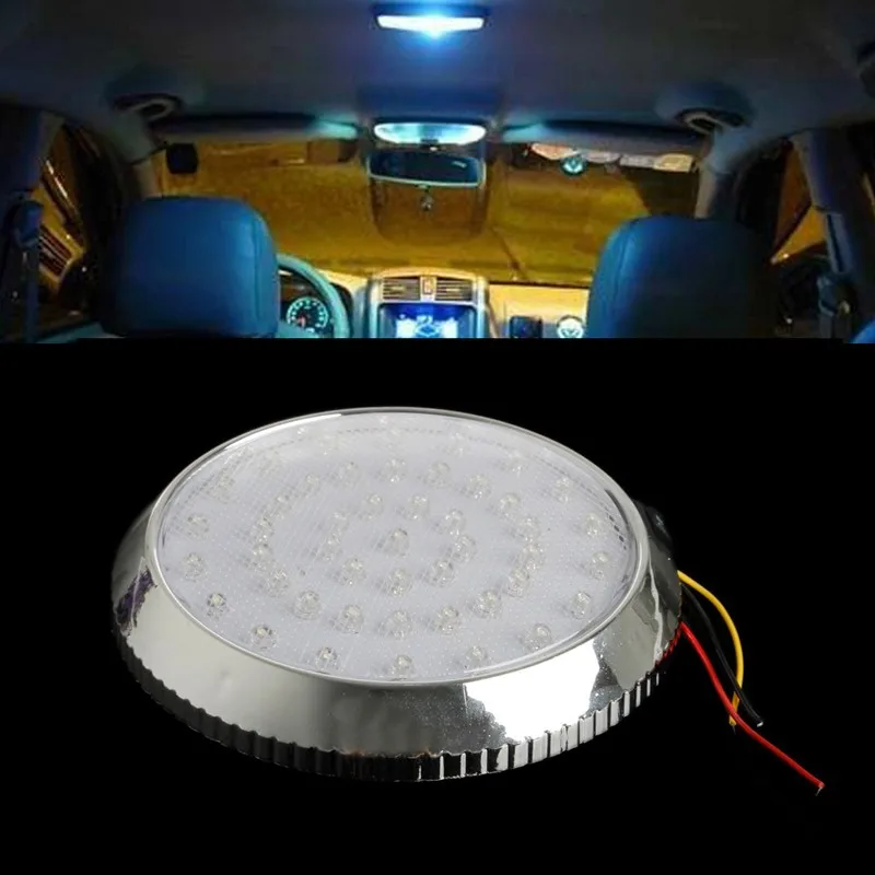 Car Vehicle 12v 46 Led Interior Indoor Roof Ceiling Dome Light
