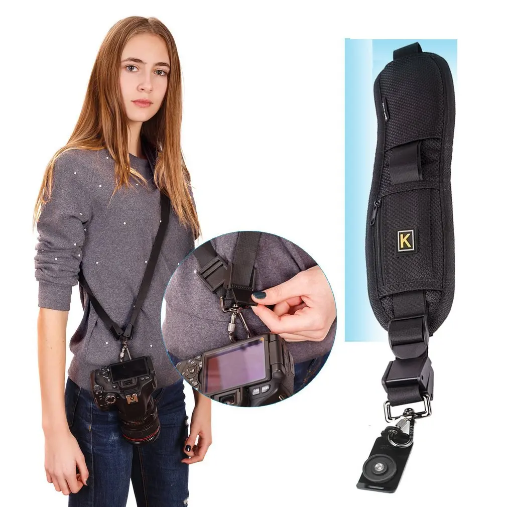 Quick Sling Camera Single Shoulder Belt Adjustable Shockproof Nylon Strap for Canon for Sony for Nikon SLR DSLR Cameras
Quick Sling Camera Single Shoulder Belt Adjustable Shockproof Nylon Strap for Canon for Sony for Nikon SLR DSLR Cameras