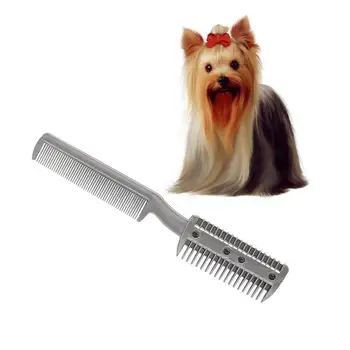 Professional Pet Groom Comb Stainless Steel Pet Dog Hair Blade Combs Blade Hair Remover Long Hair Dog Cat Double Head Removal
Professional Pet Groom Comb Stainless Steel Pet Dog Hair Blade Combs Blade Hair Remover Long Hair Dog Cat Double Head Removal