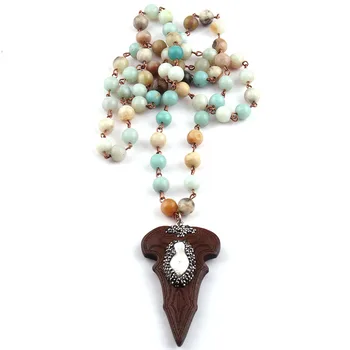 Free Shipping Fashion Amazonite Natural Stones and Crystal Hematite Crystal Wood Arrowhead Crystal Statement Necklace
Free Shipping Fashion Amazonite Natural Stones and Crystal Hematite Crystal Wood Arrowhead Crystal Statement Necklace