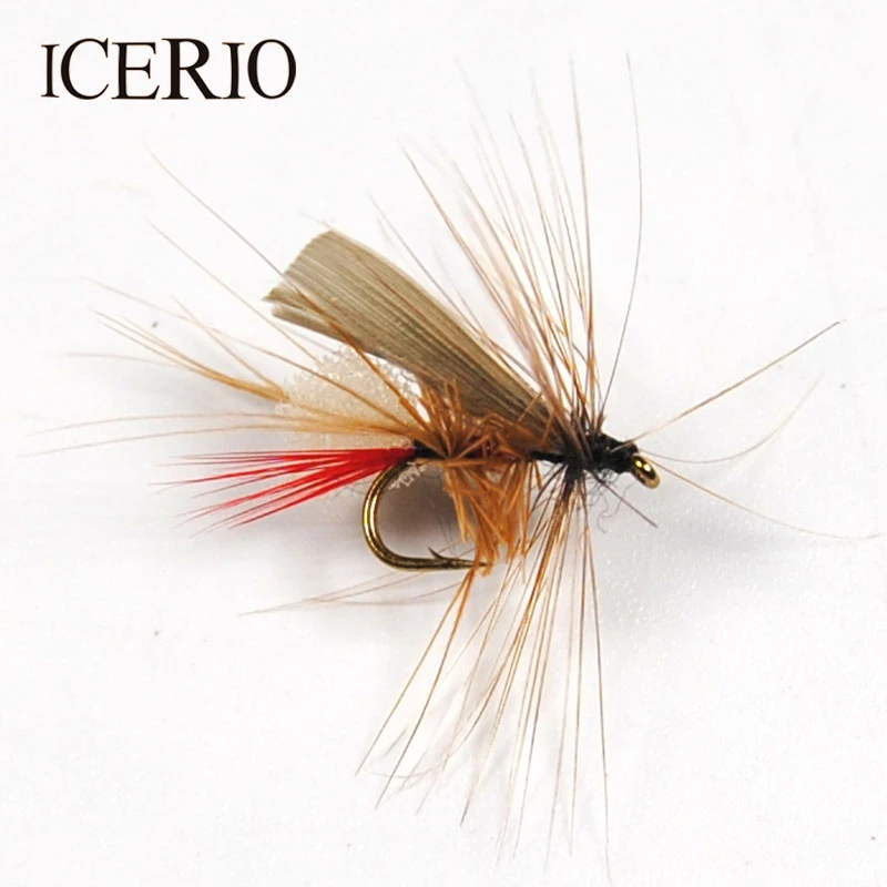 ICERIO 10 шт. Caddis пенопластовая нахлыстовая рыболовная форель сухая наживка Mayfly #14|trout