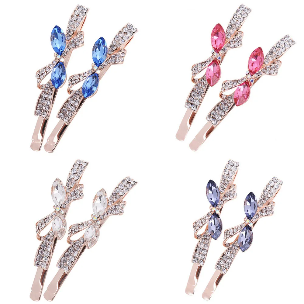 1Pair Flower Barrettes Bling Crystal Rhinestone Hairpin Clamp Alloy Headwear Women Girl Party Hair Clip Korean Hair Accessories
1Pair Flower Barrettes Bling Crystal Rhinestone Hairpin Clamp Alloy Headwear Women Girl Party Hair Clip Korean Hair Accessories