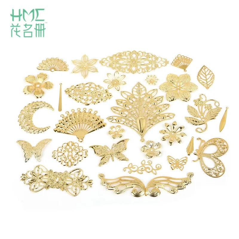 10pcs Filigree Flower Wraps Gold Metal Crafts Connectors Charms Pendant DIY Embellishments Scrapbooking For Jewelry Making
10pcs Filigree Flower Wraps Gold Metal Crafts Connectors Charms Pendant DIY Embellishments Scrapbooking For Jewelry Making
