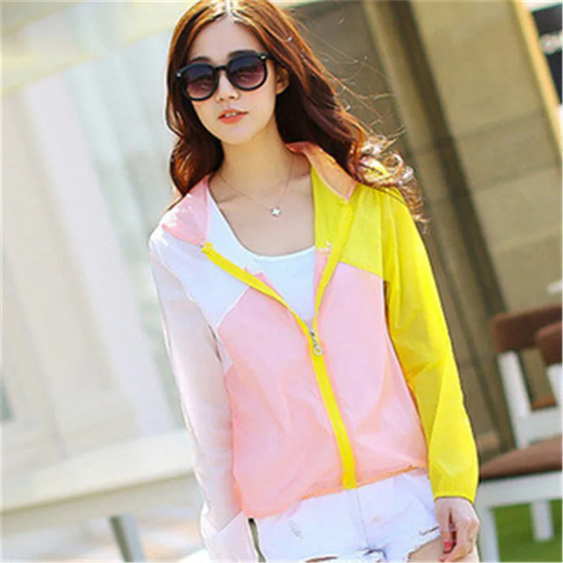 2019 Summer Kawaii Women Multi Colors Sympony Shine Sun Protection Clothing Transparent Iridescent Sunscreen Uv Outerwear Jacket
2019 Summer Kawaii Women Multi Colors Sympony Shine Sun Protection Clothing Transparent Iridescent Sunscreen Uv Outerwear Jacket