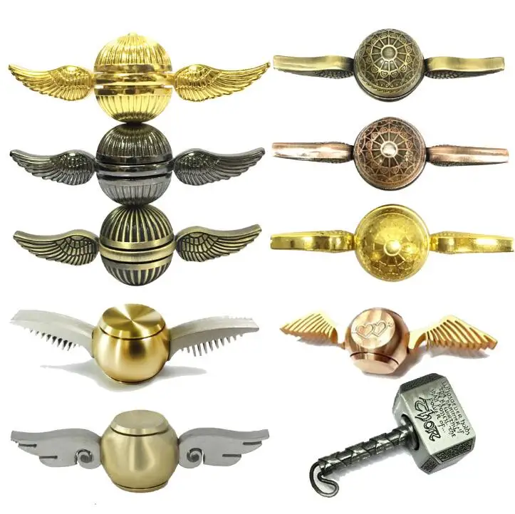 Newest Harry Potter Gold Wings Fidget Spinner Metal EDC Colorful Angel Hand Spinner Adult Kid Child Finger Pumkin Toy Gyro
Newest Harry Potter Gold Wings Fidget Spinner Metal EDC Colorful Angel Hand Spinner Adult Kid Child Finger Pumkin Toy Gyro