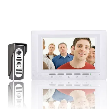 FREE SHIPPING 7 Inch Video Door Phone Doorbell Intercom Kit 1-camera 1-monitor Night Vision
FREE SHIPPING 7 Inch Video Door Phone Doorbell Intercom Kit 1-camera 1-monitor Night Vision