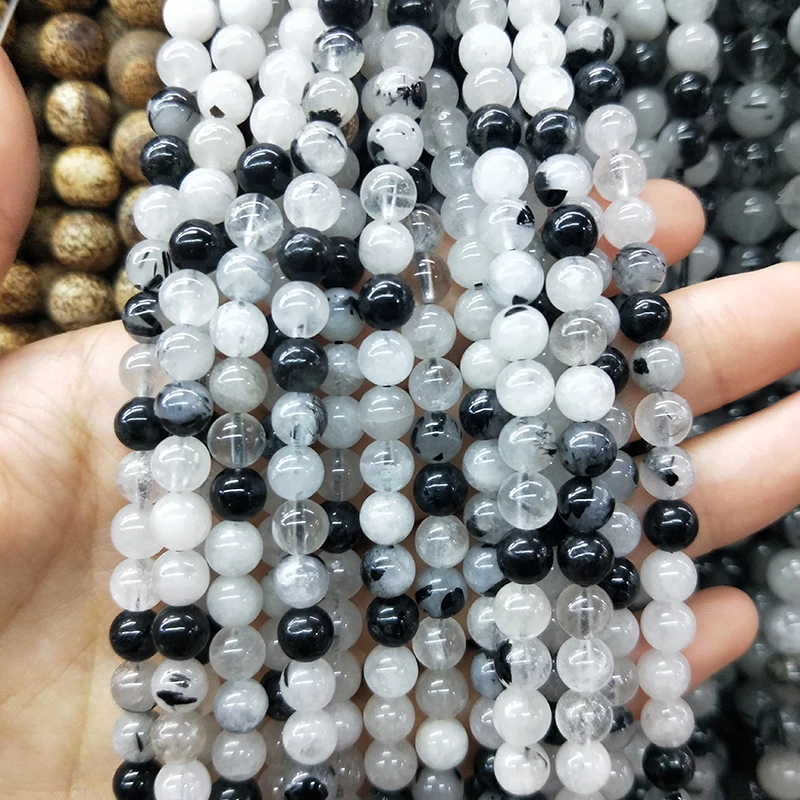 6/8/10/12mm Natural Stone Loose Beads For Jewelry Making Bracelet Black WhiteDIY Beads Jewelry Making Accessories Wholesale
6/8/10/12mm Natural Stone Loose Beads For Jewelry Making Bracelet Black WhiteDIY Beads Jewelry Making Accessories Wholesale