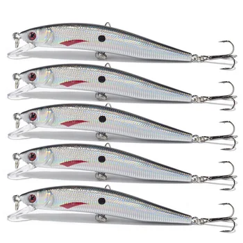 Sealurer 10cm/8g Minnow Fishing Lures 5pcs/lot 6# Hooks Pesca Wobbler Floating Carp Hard Bait Crankbait 5pcs/lot
Sealurer 10cm/8g Minnow Fishing Lures 5pcs/lot 6# Hooks Pesca Wobbler Floating Carp Hard Bait Crankbait 5pcs/lot