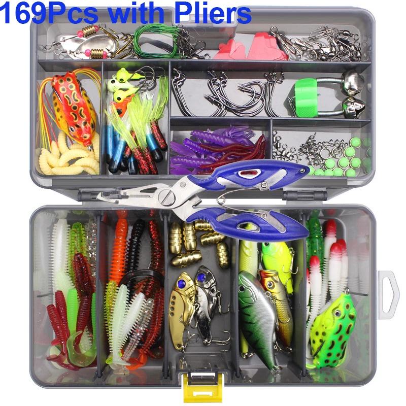 GLEEGLING 15/28/56/88/240pcs Fishing Lures Sets Minnow Crankbaits SoftBait Spoon Lure Fishing Bait Tackle In Double Layer Box
GLEEGLING 15/28/56/88/240pcs Fishing Lures Sets Minnow Crankbaits SoftBait Spoon Lure Fishing Bait Tackle In Double Layer Box
