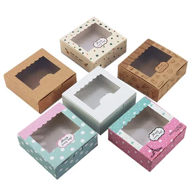 30 Pcs Paper Gift Box With Window Wedding Party Kraft Paper Box Cake Food Packaging Candy Cookies Cupcake
30 Pcs Paper Gift Box With Window Wedding Party Kraft Paper Box Cake Food Packaging Candy Cookies Cupcake
