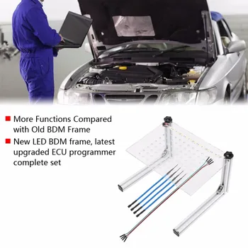 Full Set LED Programming BDM Frame Chip Tuning Tool with 4 Probe Pens for Ktag KESS FGTECH
Full Set LED Programming BDM Frame Chip Tuning Tool with 4 Probe Pens for Ktag KESS FGTECH