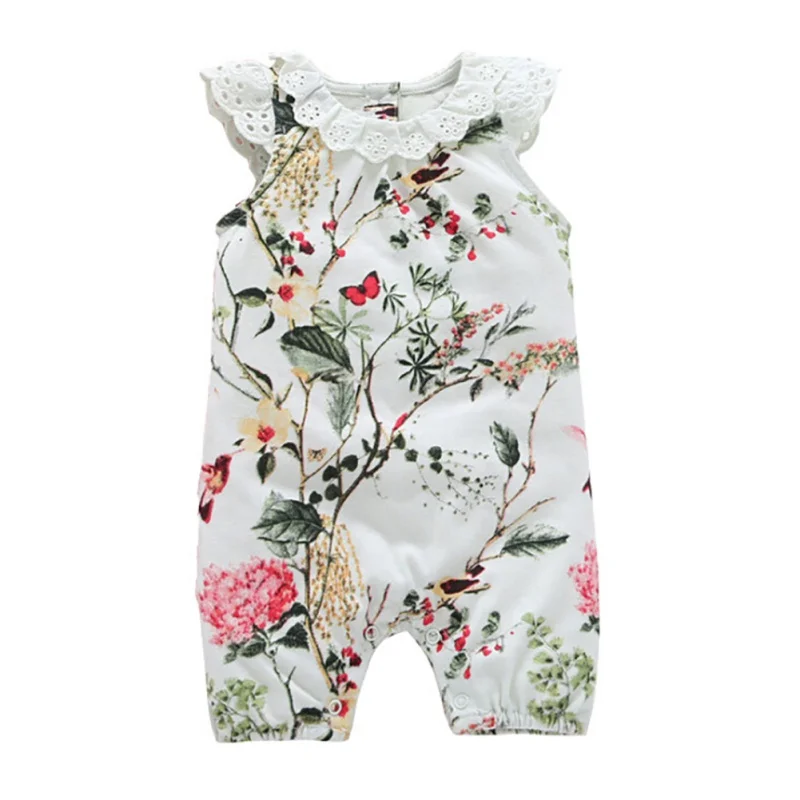 Summer Newborn Baby Girls Sleeveless Rompers Floral Pattern Cotton One-Piece Romper Jumpsuit
Summer Newborn Baby Girls Sleeveless Rompers Floral Pattern Cotton One-Piece Romper Jumpsuit