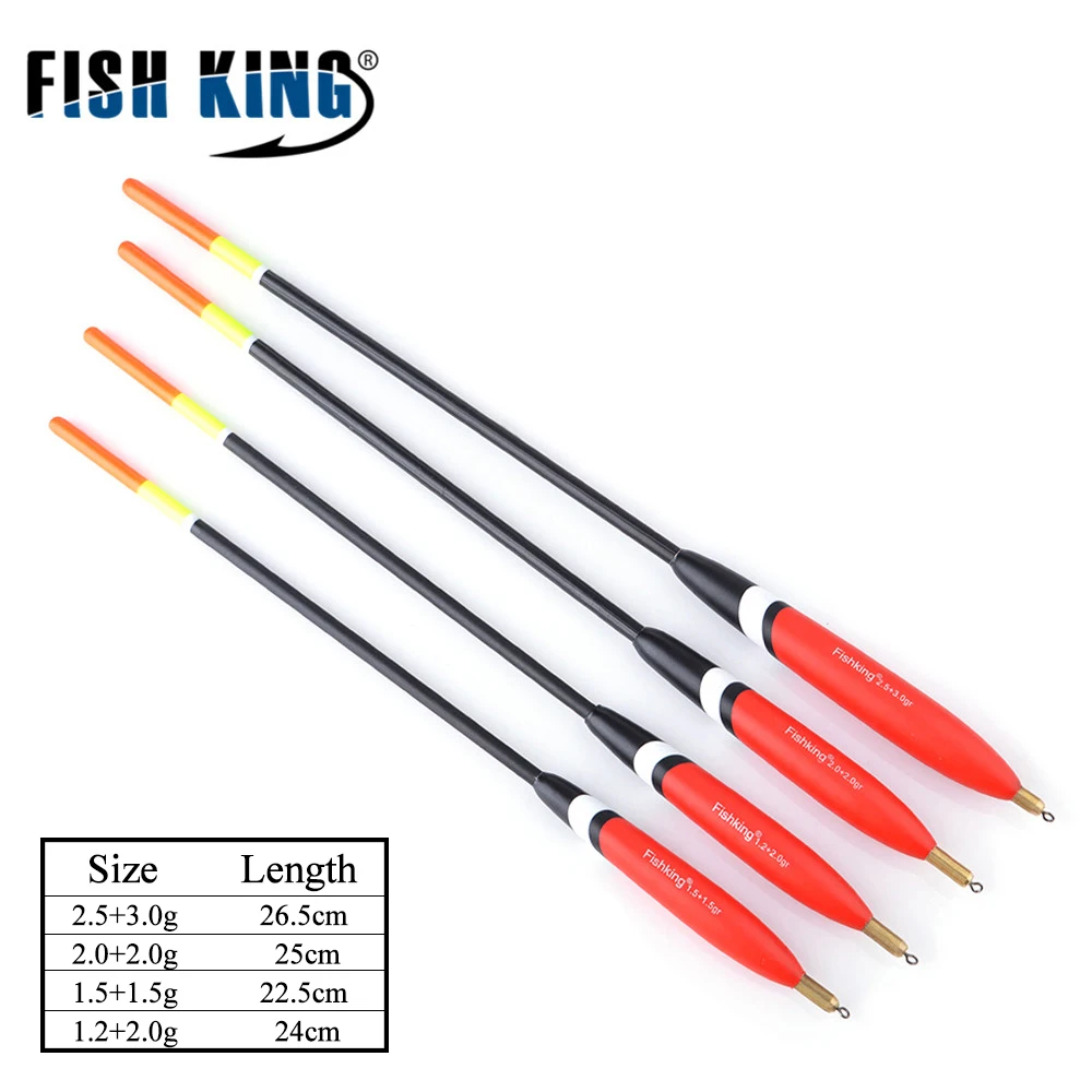 FISH KING 4Pcs/Pack 2.5+3.0g 2.0+2.0g 1.5+1.5g 1.2+2.0g Fishing Float Cork Bobbers Barguzinsky Fir Floats For Sea Fishing Tackle
FISH KING 4Pcs/Pack 2.5+3.0g 2.0+2.0g 1.5+1.5g 1.2+2.0g Fishing Float Cork Bobbers Barguzinsky Fir Floats For Sea Fishing Tackle