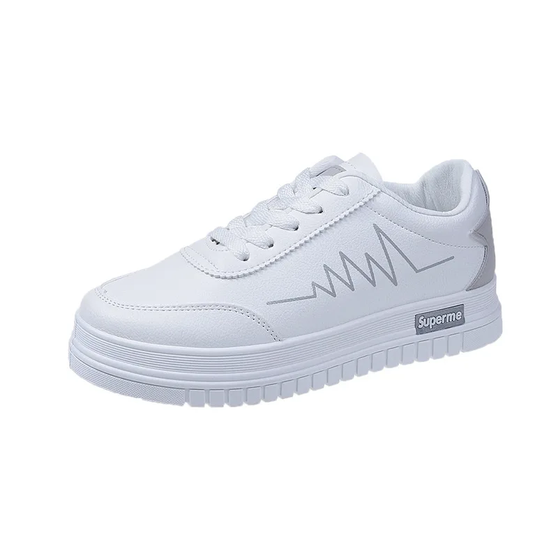 Women's sports shoes 2019 spring and autumn PU leather striped flat shoes fashion with breathable white women's casual shoes
Women's sports shoes 2019 spring and autumn PU leather striped flat shoes fashion with breathable white women's casual shoes
