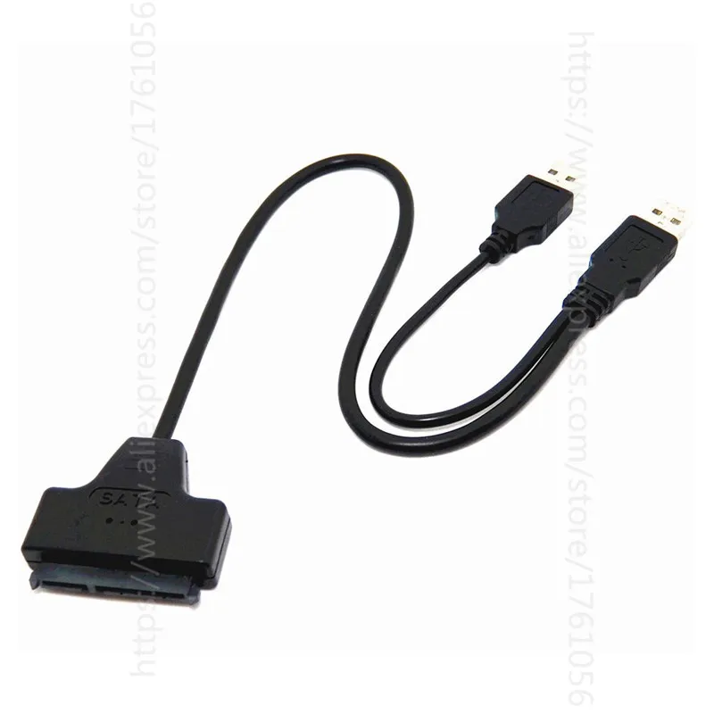 USB 2.0 to SATA USB Serial ATA 22pin Connector Adapter Cable External Hard Disk Drive for 2.5 Inch HDD SSD 50CM
USB 2.0 to SATA USB Serial ATA 22pin Connector Adapter Cable External Hard Disk Drive for 2.5 Inch HDD SSD 50CM