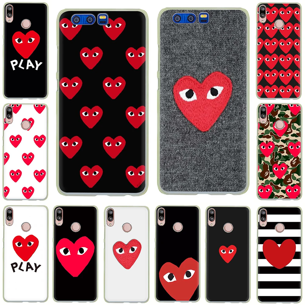 CDG COMME des GARCONS Heart Eye Hard Phone Cover Case for Huawei P20 P9 P10 Plus P8 Pro Lite Mini 2016 2017 P smart 2019
CDG COMME des GARCONS Heart Eye Hard Phone Cover Case for Huawei P20 P9 P10 Plus P8 Pro Lite Mini 2016 2017 P smart 2019