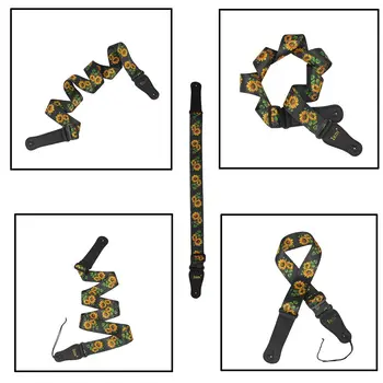 New IRIN Guitar Strap Adjustable Polyester Belt PU Leather Ends for Acoustic Folk Classic Electric Guitar Bass with Sunflower
New IRIN Guitar Strap Adjustable Polyester Belt PU Leather Ends for Acoustic Folk Classic Electric Guitar Bass with Sunflower