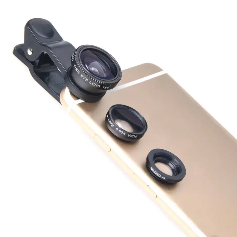 Original 3-in-1 Wide Angle Macro Fisheye Lens Kit with Clip Mobile Phone Fish Eye Lens for iPhone5 5s 6plus 7 Lens Lentes Mobile
Original 3-in-1 Wide Angle Macro Fisheye Lens Kit with Clip Mobile Phone Fish Eye Lens for iPhone5 5s 6plus 7 Lens Lentes Mobile