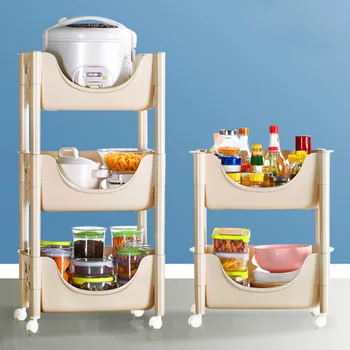 Kitchen rack floor multi-layer storage rack dish rack vegetable storage drain dry supplies small bedroom artifact
Kitchen rack floor multi-layer storage rack dish rack vegetable storage drain dry supplies small bedroom artifact