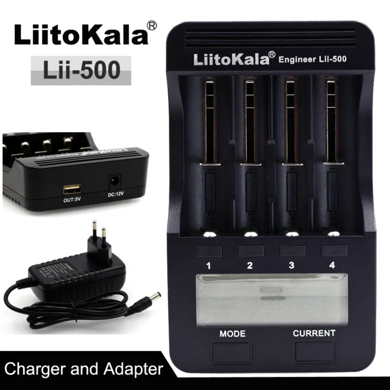 liitokala Lii-500 multi-function 18650 Charger 26650 .18350,17335 Charger, Test,Usb 5 V output, large LCD display+free shipping
liitokala Lii-500 multi-function 18650 Charger 26650 .18350,17335 Charger, Test,Usb 5 V output, large LCD display+free shipping