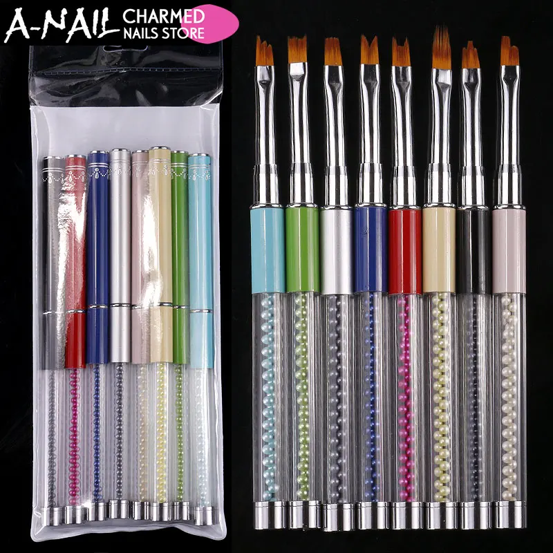 A-Nail 8 Patterns/set Gradient Painting Brush UV Gel Nail Polish Flower Gradient Drawing Printing Pen Manicure Nail Art Tools
A-Nail 8 Patterns/set Gradient Painting Brush UV Gel Nail Polish Flower Gradient Drawing Printing Pen Manicure Nail Art Tools