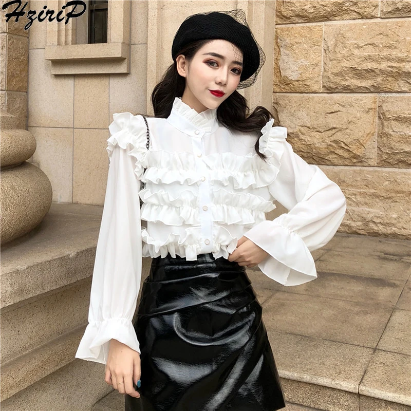 Hzirip Hot Sale Women Blouses 2019 New Spring Autumn Solid Wild Loose Single Breasted Upscale Fashion Top Shirts Blusas Mujer
Hzirip Hot Sale Women Blouses 2019 New Spring Autumn Solid Wild Loose Single Breasted Upscale Fashion Top Shirts Blusas Mujer