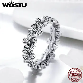WOSTU 100% 925 Sterling Silver Stackable Daisy Flower Finger Rings for Women Wedding Engagement S925 Jewelry Gift BKR397
WOSTU 100% 925 Sterling Silver Stackable Daisy Flower Finger Rings for Women Wedding Engagement S925 Jewelry Gift BKR397